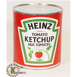 TIN OF HEINZ TOMATO KETCHUP AUX TOMATES, 2.84 L