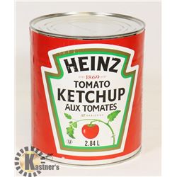 TIN OF HEINZ TOMATO KETCHUP AUX TOMATES, 2.84 L