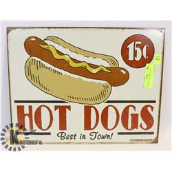 12 X 16 HOT DOG SIGN 15 CENT