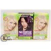 Image 1 : LOT OF 3 ASSORTED GARNIER NUTRISSE HAIR DYE