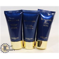 SHALIMAR FOAMING BATH, SHOWER GELL AND BODY SOAP.