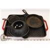 Image 1 : CAST IRON COOKWARE SET