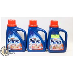 3 BOTTLES OF PUREX DIRT LIFT ACTION 1.4L LAUNDRY