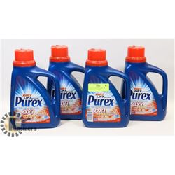 4 BOTTLES OF PUREX DIRT LIFT ACTION 1.4L LAUNDRY