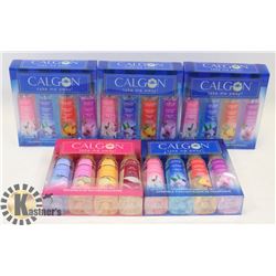 5 CALGON FRAGRANCE SAMPLER SETS.