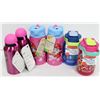Image 1 : 6 ASSORTED KIDS WATER BOTTLES. INCLUDING PAW