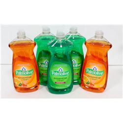 5 BOTTLES OF PALMOLIVE DISH SOAP.