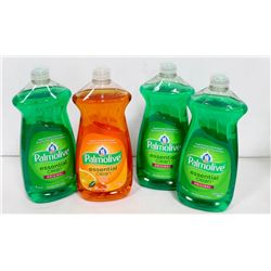 4 BOTTLES OF PALMOLIVE DISH SOAP.
