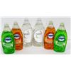 Image 1 : 6 BOTTLES OF ASSORTED DISH SOAP.