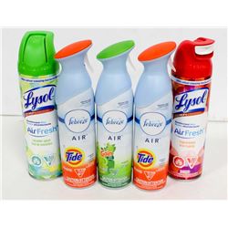 3 BOTTLES OF FEBREZE AIR FRESHENERS 2 BOTTLES