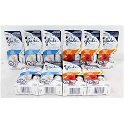 BAG OF ASSORTED GLADE SENSE AND SPRAY AUTOMATIC