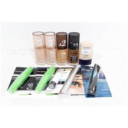BAG OF ASSORTED COVERGIRL MAKEUP.