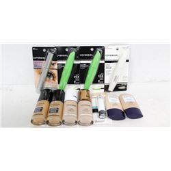BAG OF ASSORTED COVERGIRL MAKEUP.