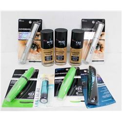 LOT OF ASSORTED COVERGIRL MAKEUP.