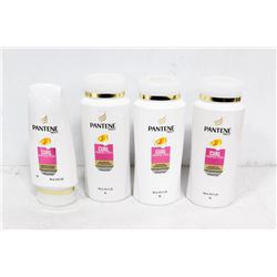 4 BOTTLES OF PANTENE PRO-V SHAMPOO AND CONDITIONER