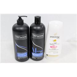 2 TRESEMME SHAMPOOS & 1 PANTENE PRO-V CONDITIONER.