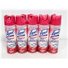 Image 1 : 5 BOTTLES OF LYSOL BATHROOM FOAM CLEANER.