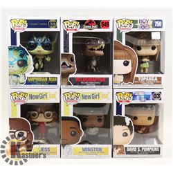 LOT OF 6 FUNKO POPS