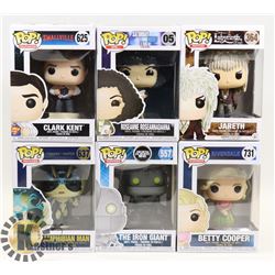 LOT OF 6 FUNKO POPS
