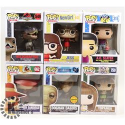 LOT OF 6 FUNKO POPS