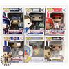 Image 1 : LOT OF 6 FUNKO POPS