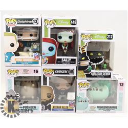 LOT OF 6 FUNKO POPS