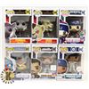 Image 1 : LOT OF 6 FUNKO POPS