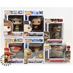 LOT OF 6 FUNKO POPS