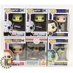 LOT OF 6 FUNKO POPS