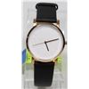 NEW DKNY SOHO WHITE FACE LEATHER STRAP WATCH $219