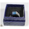 Image 1 : MENS STAINLESS STEEL RING SIZE 11.