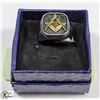 Image 1 : MENS MASONIC RING SIZE 11.