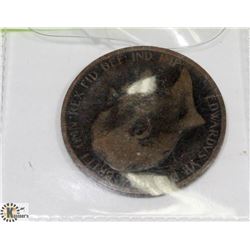 1903 CANADIAN EDWARD VII LARGE PENNY.