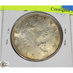 1937 CANADIAN SILVER DOLLAR.
