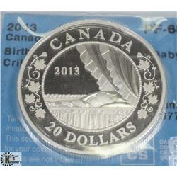 2013 CANADIAN $20 BIRTH OF ROYAL INFANT .9999