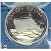 Image 1 : 2010 CANADIAN NAVY $1 DOLLAR STERLING SILVER