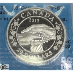 2013 CANADIAN $20 BIRTH OF ROYAL INFANT .9999