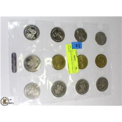 1971 - 1984 KLONDIKE DAY COINS, 12 IN TOTAL