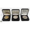 Image 1 : LOT OF 3 WAYNE GRETZKY MEDALLIONS-2 HAVE COA
