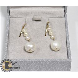 14KT GOLD PEARL EARRINGS