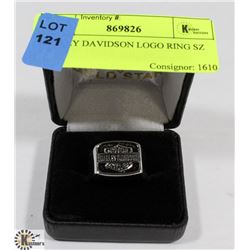 HARLEY DAVIDSON LOGO RING SZ 8.5