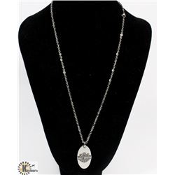 HARLEY DAVIDSON OVAL PENDANT NECKLACE