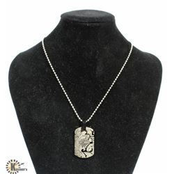 HARLEY DAVIDSON DOG TAG STYLE PENDANT NECKLACE