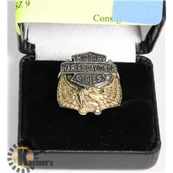 HARLEY DAVIDSON LOGO/EAGLE RING SZ 9