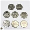 Image 1 : LOT OF 8 CANADIAN $1 COINS
