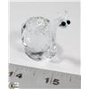 Image 1 : BOHEMIAN CRYSTAL 3 SNAIL FIGURE.