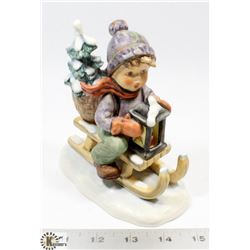 GOEBEL HUMMEL RIDE ON CHRISTMAS FIGURE MADE IN