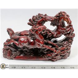 ORNATE HORSE FIGURINE