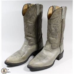 LADIES LEATHER COWBOY BOOTS SIZE 10