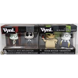 LOT OF 2 VYNL NIGHTMARE BEFORE CHRISTMAS 2 PACK